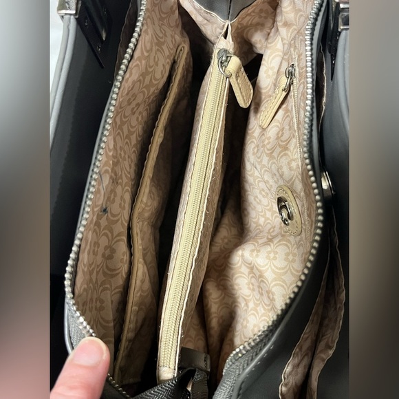 Charming Charlie Gray Purse Handbag with 2 straps, Preloved. - Picture 5 of 16